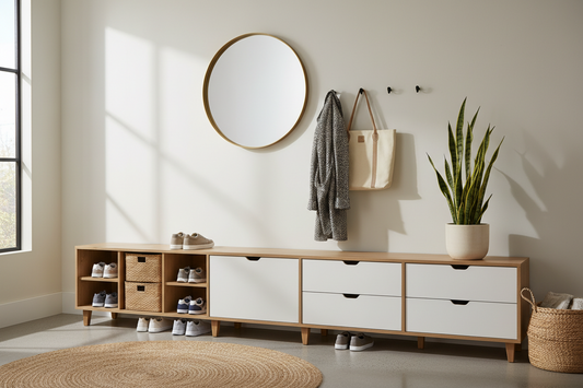 Meuble chaussures et rangement entrée : guide d'achat et idées créatives