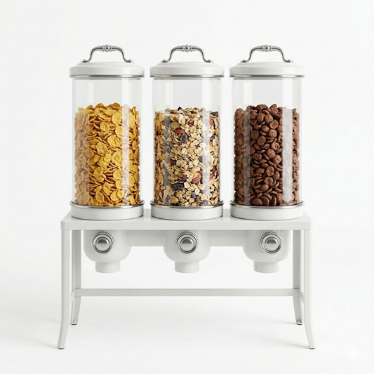 Le Distributeur de Céréales "Rétro-Moderne" – Version Design Verre/Métal