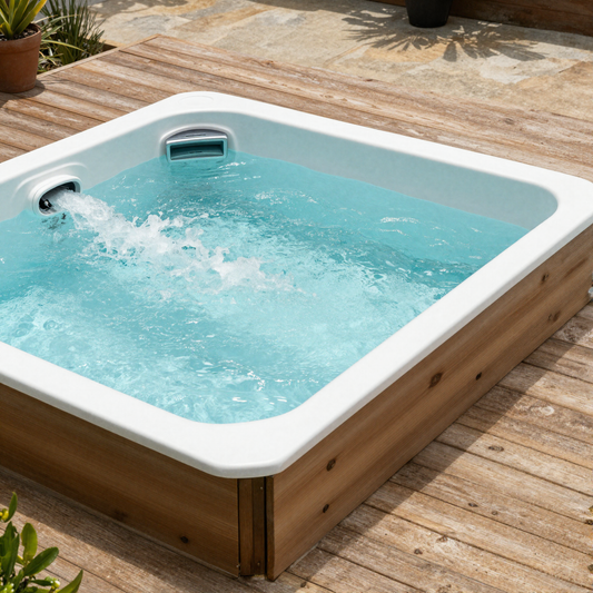 Spa de nage mono-bassin 3 personnes EspaceSauna, visuel provisoire IA - a remplacer par une vraie photo